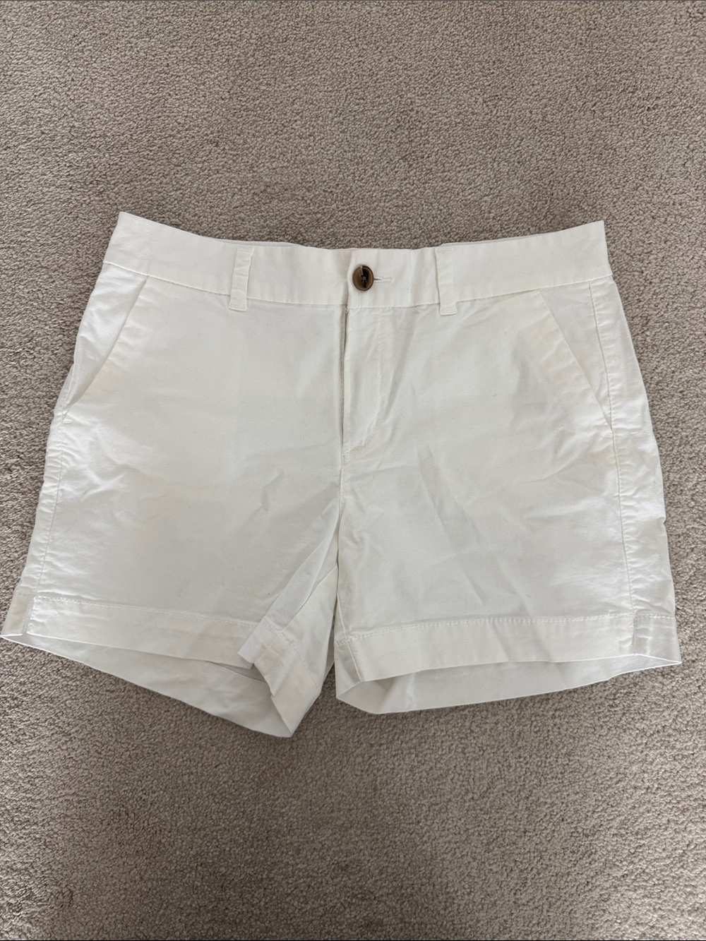 Old Navy Women's White Bermuda Shorts
